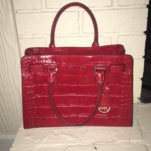 Red Croc Michael Kors